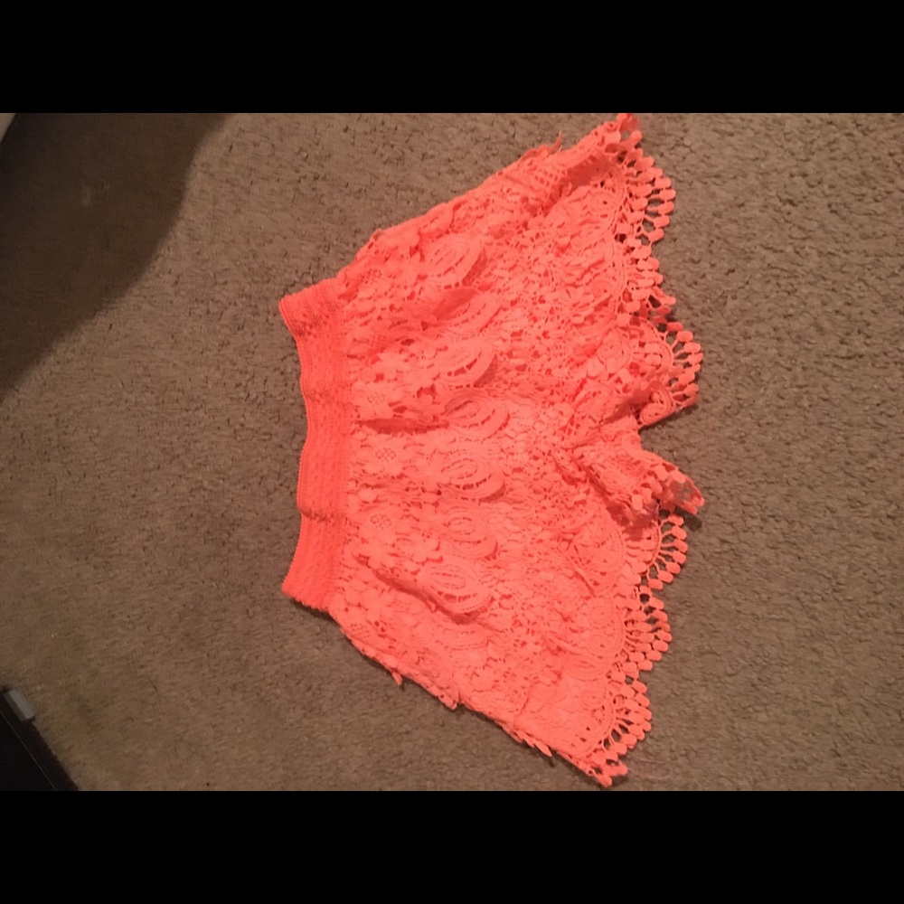Pink Cute Shorts For Little Girls Size Medium (10)